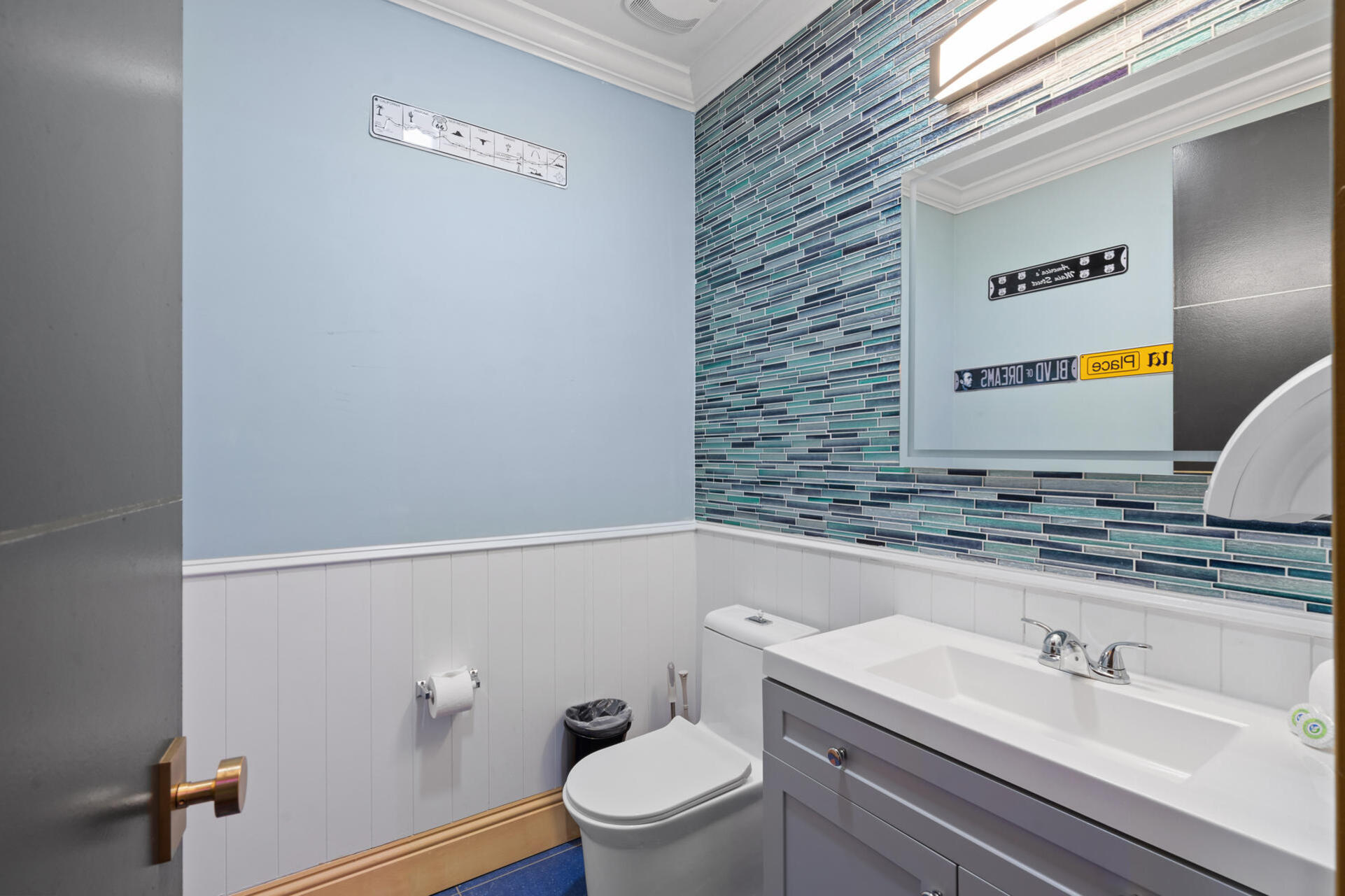 Hallway Half Bathroom Upstairs