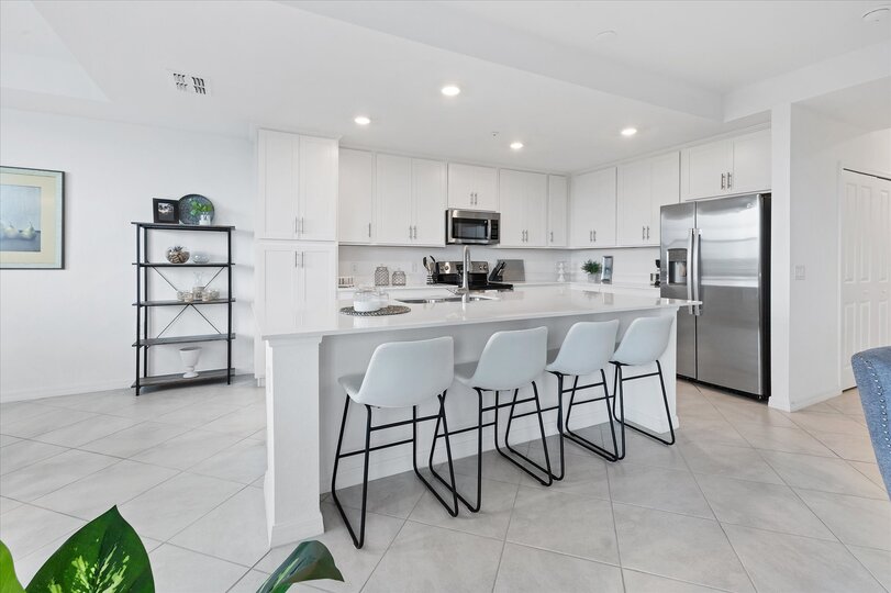Bright, open living space