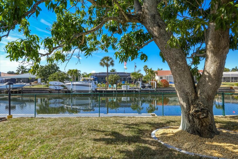 Don't forget the boat! Dock size: 14' x 4' with water supply