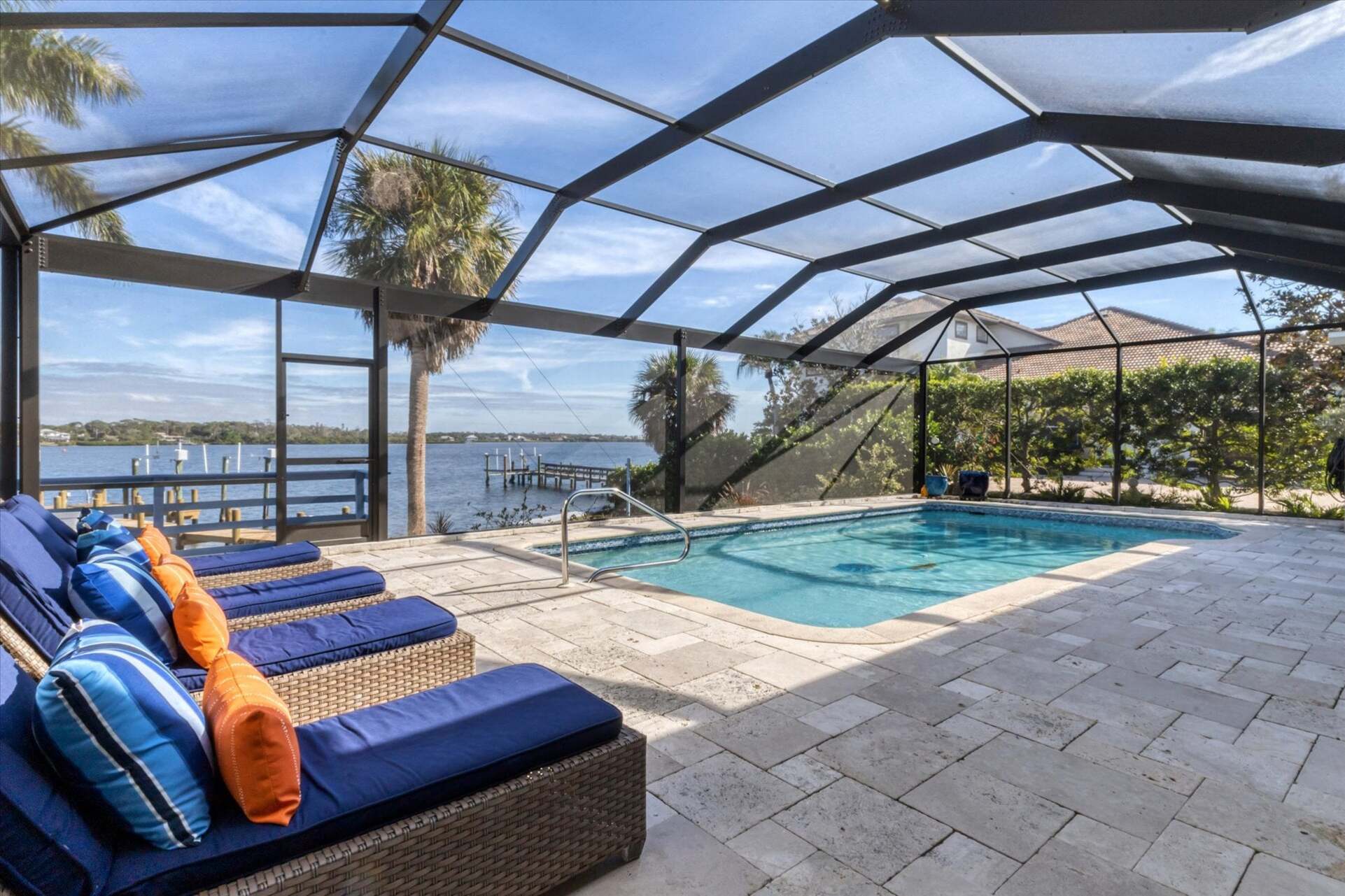 Soak up some infamous Florida sunshine by the sparkling private pool