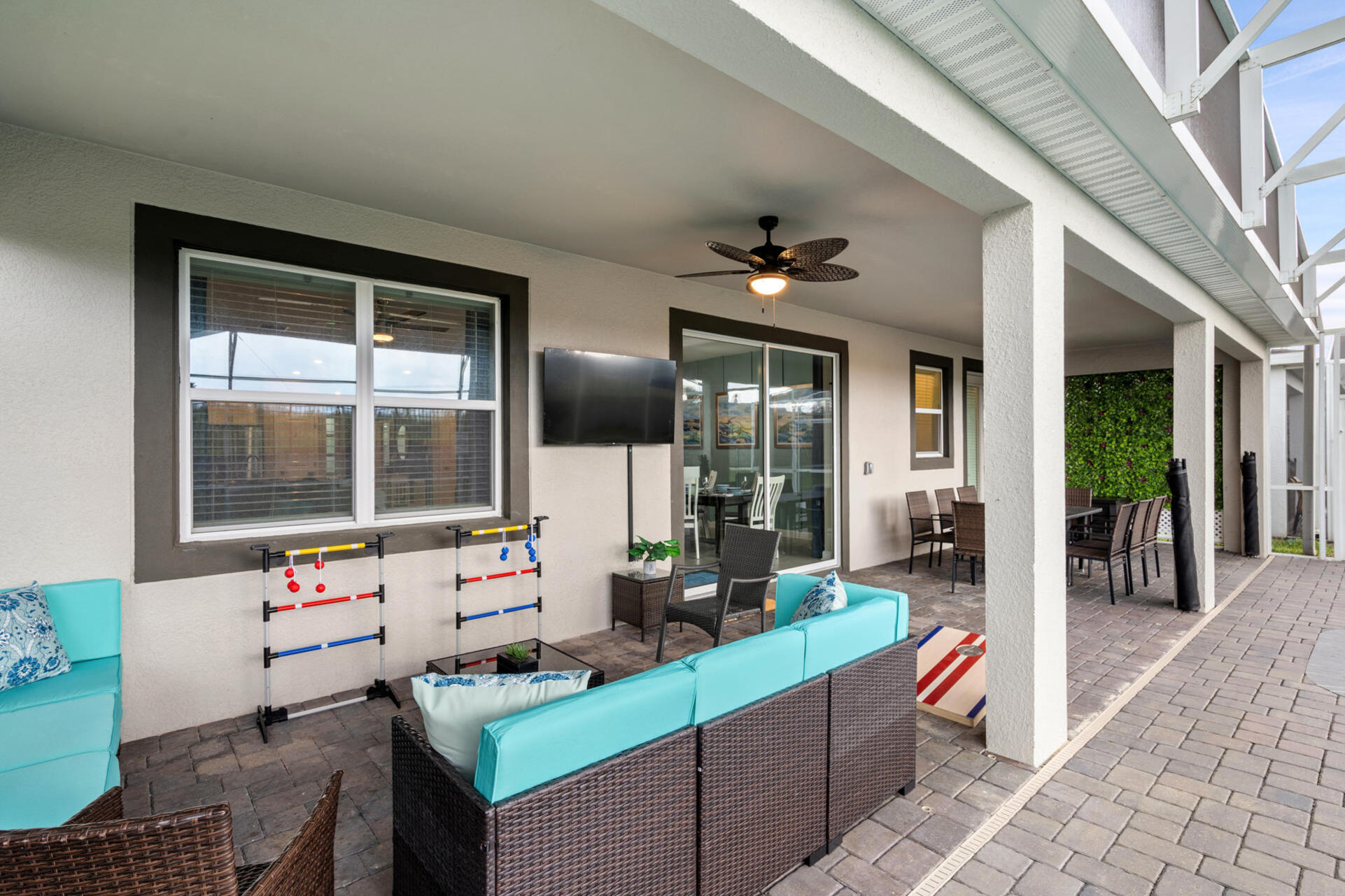 Patio Seating 55" Smart TV