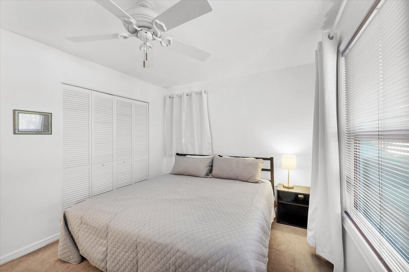 Guest bedroom with king bed