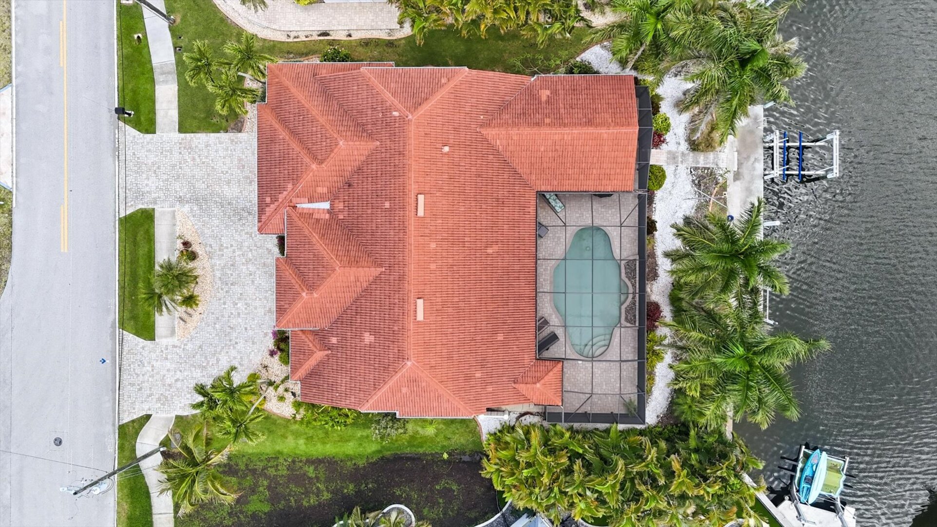 3 bedroom, 2 bathroom waterfront home with private pool in Punta Gorda, FL